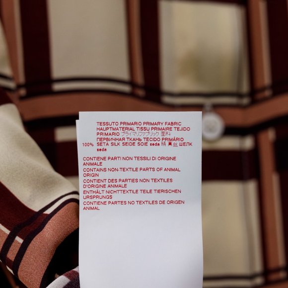 Marni Cream Plaid Silk Blouse - Picture 13 of 13